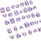 CousinDIY Silver Mocha Light Amethyst AB Glass Sew-On Rhinestones, 38ct.
